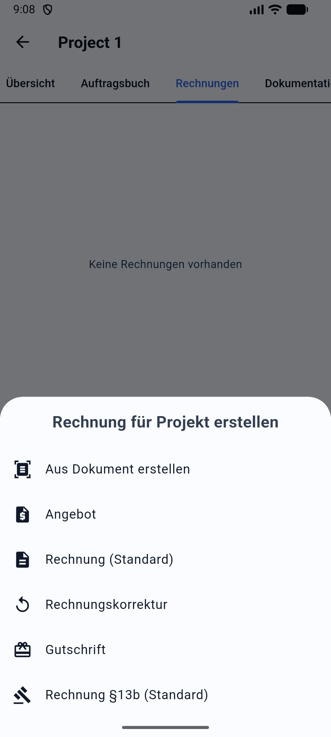 Rechnungen in hassolux